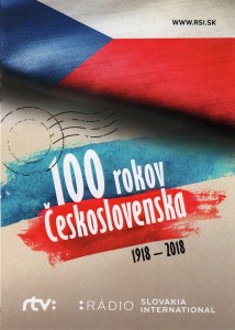2018-11-23_RSI_100ans-Tchecoslovaquie QSL de RSI - Slovaquie pour les 100 ans de la Tchécoslovaquie